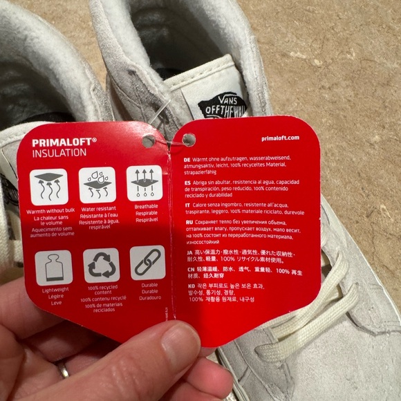 Vans ultra range EXO MTE-T lined high top. Marshmallow grey.NWT. Women’s 9.5 - Picture 4 of 6